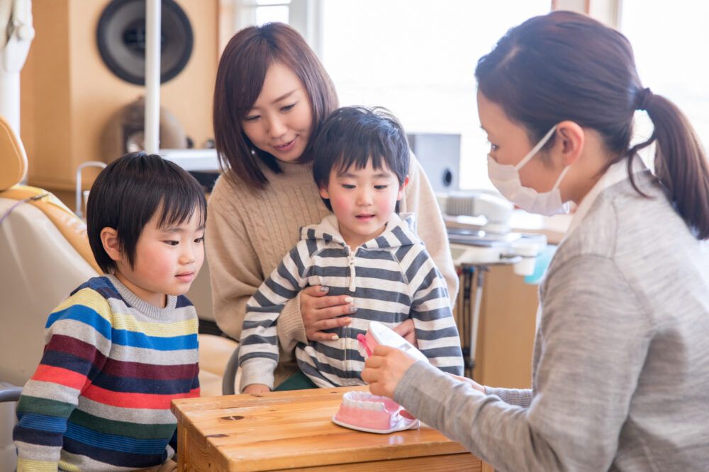 子供の歯科検診